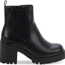 Raine Zipper Pull On Ankle Boots