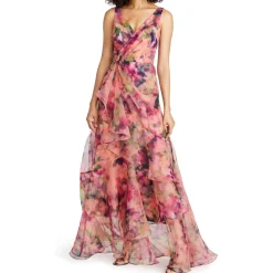 Raisa Ruffled Evening Dress