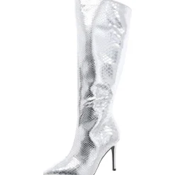 Rajelxwc Faux Suede Wide Calf Knee-High Boots