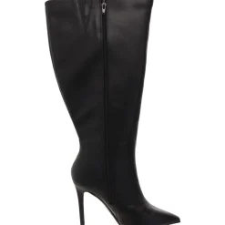 Rajelxwc Faux Suede Wide Calf Knee-High Boots