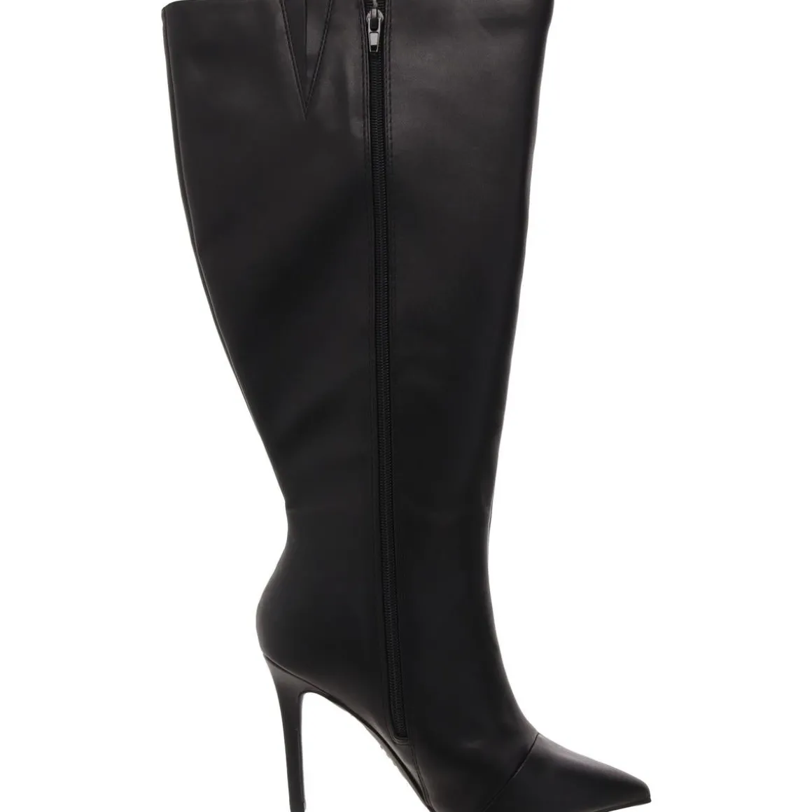 Rajelxwc Faux Suede Wide Calf Knee-High Boots