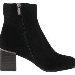 Ranya Zipper Suede Booties