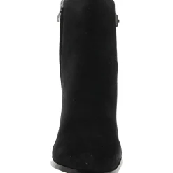 Ranya Zipper Suede Booties