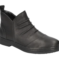 RAQUEL Leather Block Heel Shooties