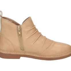 Raquel Zipper Leather Booties