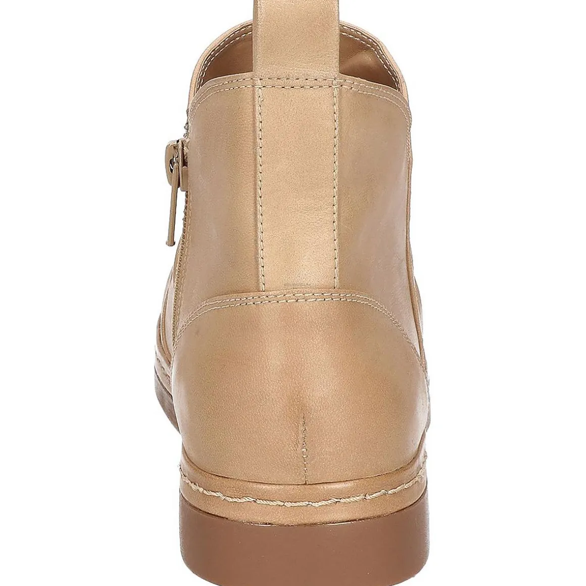 Raquel Zipper Leather Booties