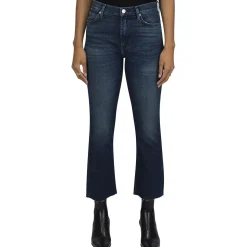 Raw Hem Denim Bootcut Jeans