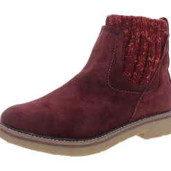 Rawnie Suede Pull On Booties