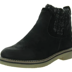 Rawnie Suede Pull On Booties