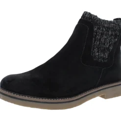 Rawnie Suede Round Toe Chelsea Boots