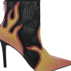 Rayenn Faux Suede Rhinestone Ankle Boots