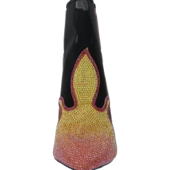 Rayenn Faux Suede Rhinestone Ankle Boots