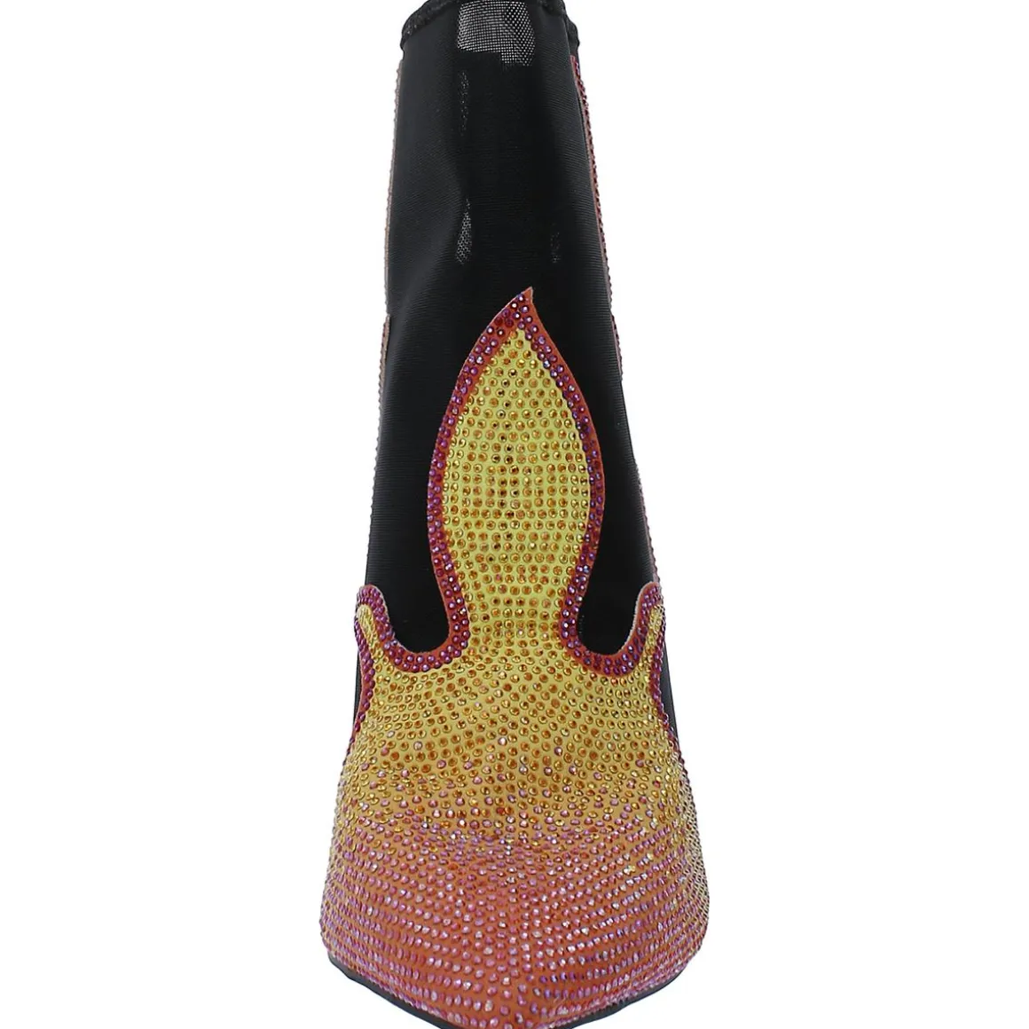 Rayenn Faux Suede Rhinestone Ankle Boots