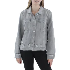 Reagan Relaxed Distressed Denim Jacket
