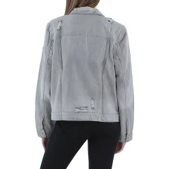 Reagan Relaxed Distressed Denim Jacket