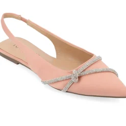 Rebbel Satin Slingback Heels