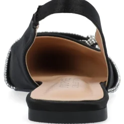 Rebbel Satin Slingback Heels