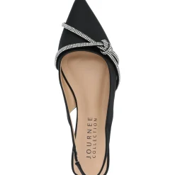 Rebbel Satin Slingback Heels