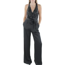 Rebekah Silk Tie Front Jumpsuit