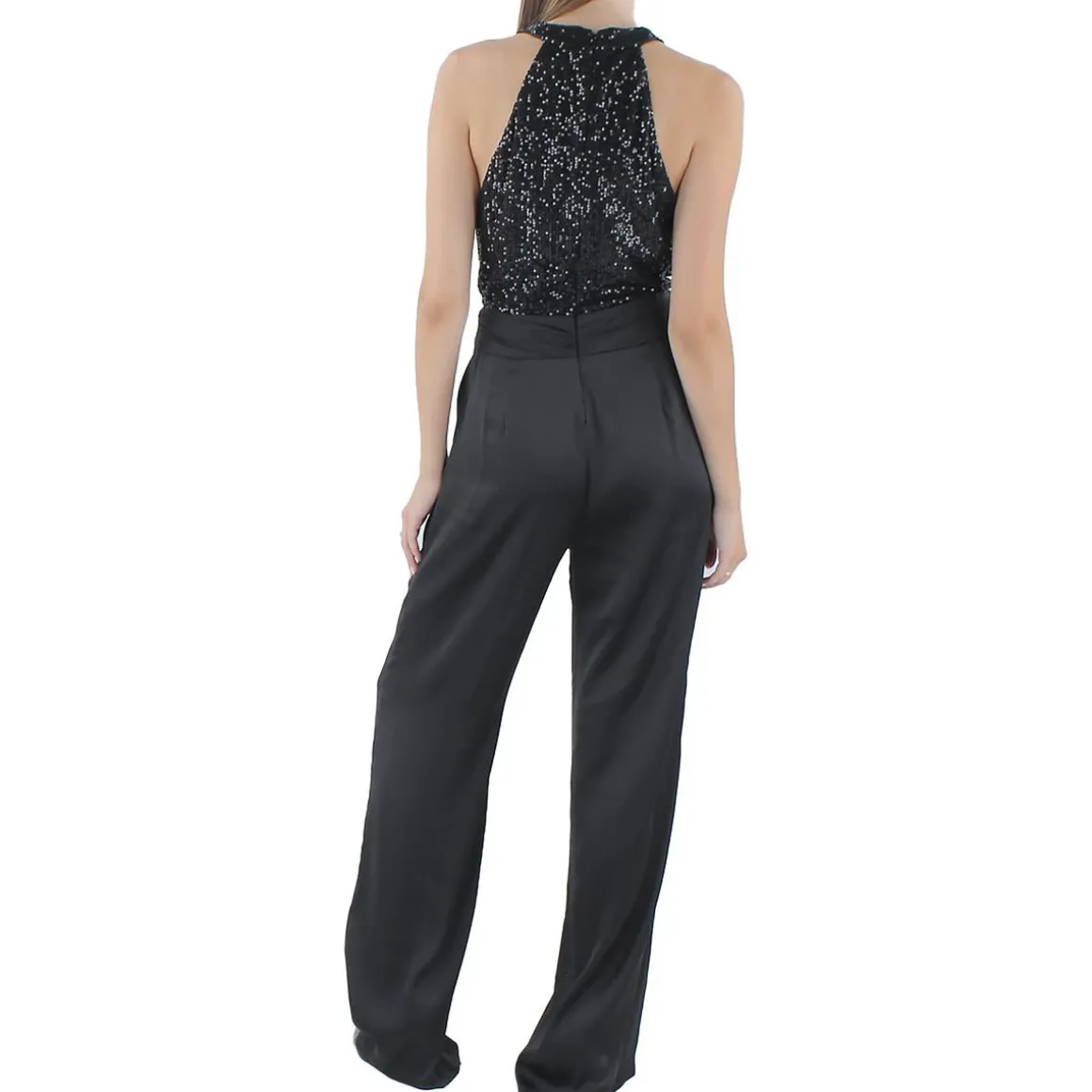 Rebekah Silk Tie Front Jumpsuit