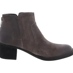 Reece Zipper Nubuck Ankle Boots