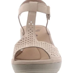 Reedly Waylin Leather Perforated Wedge Sandals