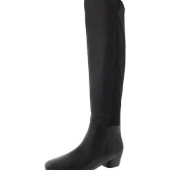 Reese Leather Square Toe Over-The-Knee Boots