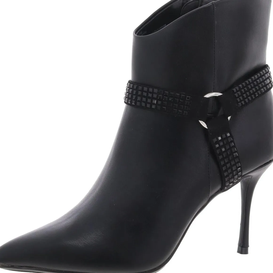 Reesie Faux Leather Dressy Ankle Boots