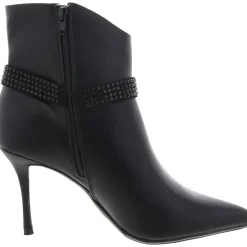 Reesie Faux Leather Dressy Ankle Boots