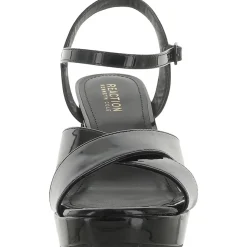 Reeva Patent Ankle Strap Block Heel