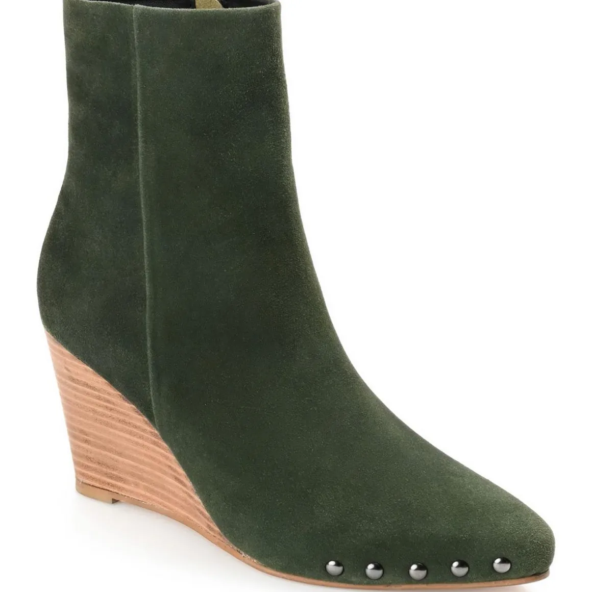 Reeya Suede Studded Ankle Boots