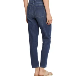 Relaxed Denim Tapered Leg Jeans