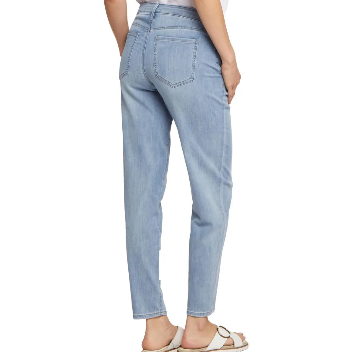 Relaxed Denim Tapered Leg Jeans