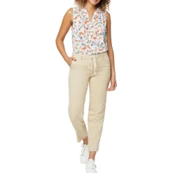 Relaxed Fit Flat Front Trouser Pants