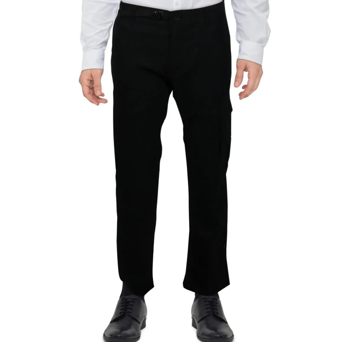 Relaxed Nylon Straight Leg Pants