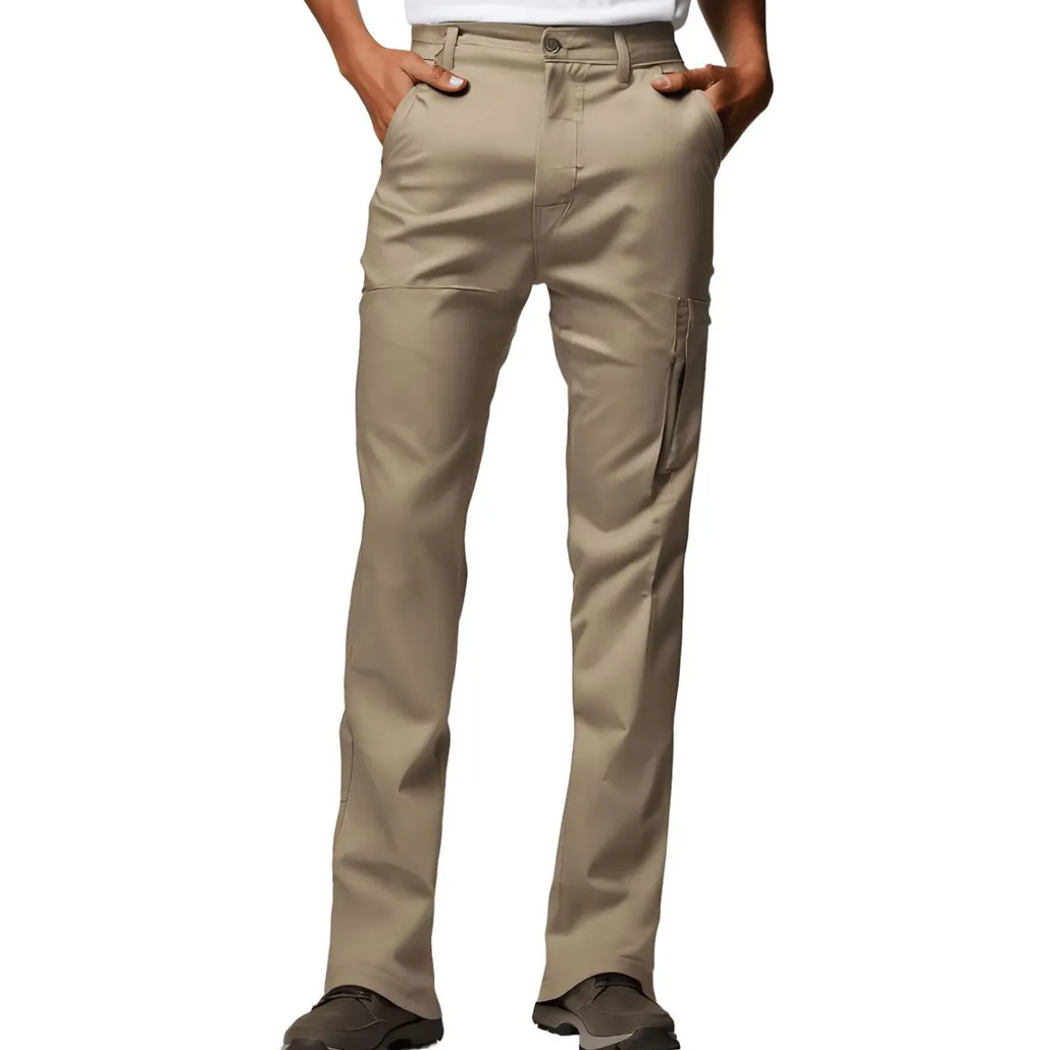 Relaxed Nylon Straight Leg Pants