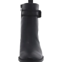 Rexx Zipper Block Heel Mid-Calf Boots