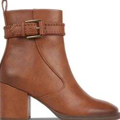 Rexx Zipper Block Heel Mid-Calf Boots