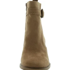 Rexx Zipper Block Heel Mid-Calf Boots