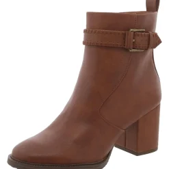 Rexx Zipper Block Heel Mid-Calf Boots