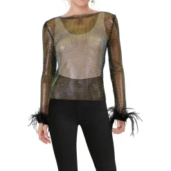 Rhinestone Pullover Top