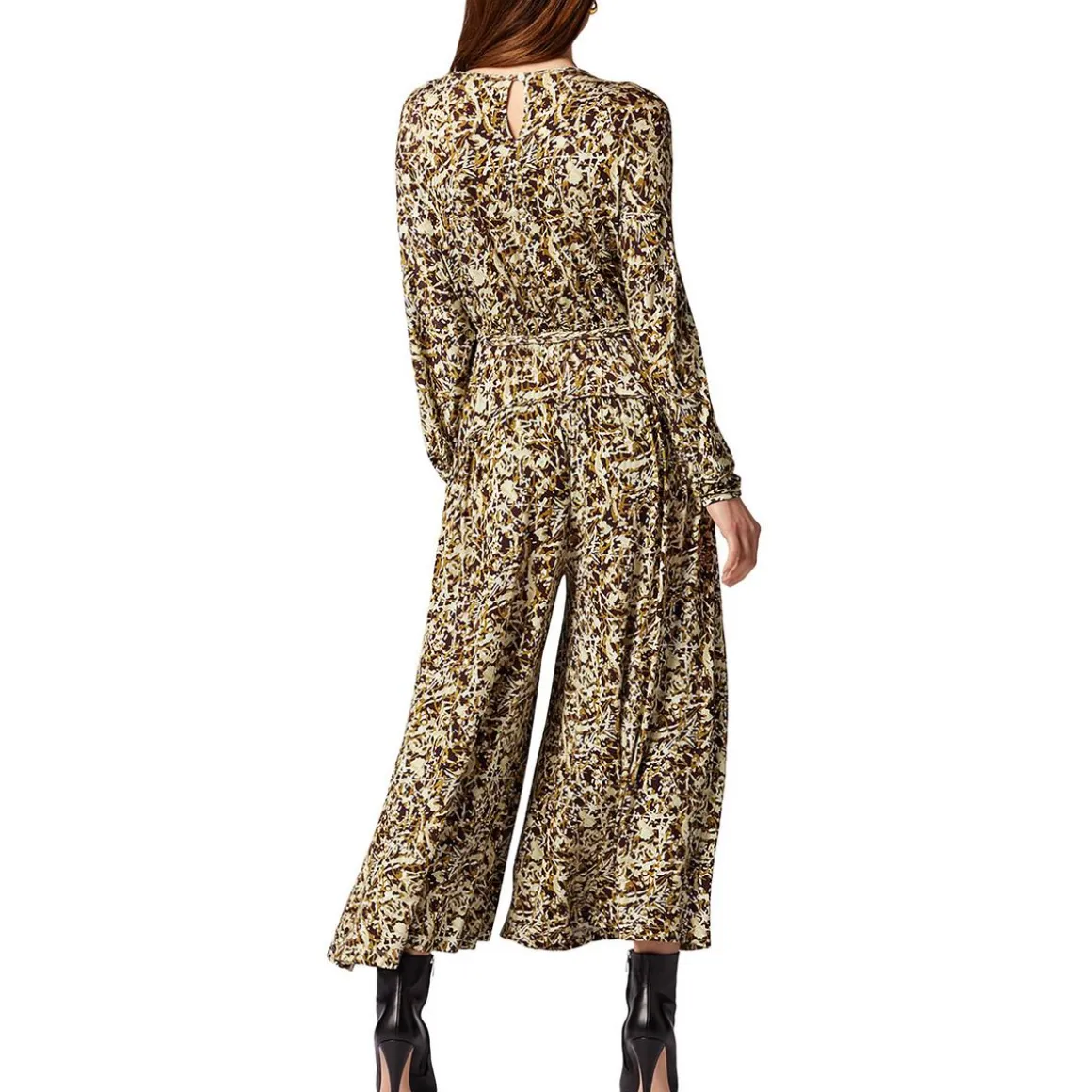 Rhodes Printed Rayon Jumpsuit