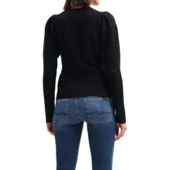 Ribbed Cashmere Pullover Sweater