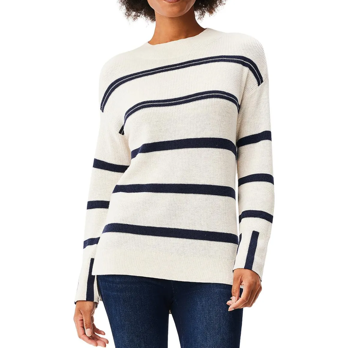 Ribbed Casual Pullover Sweater