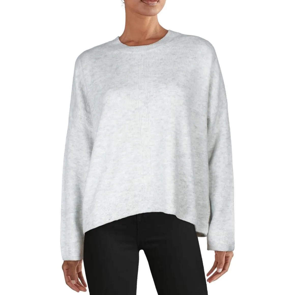 Ribbed Crewneck Crewneck Sweater