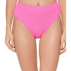 Ribbed High-Waist Swim Bottom Separates