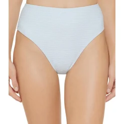 Ribbed High-Waist Swim Bottom Separates