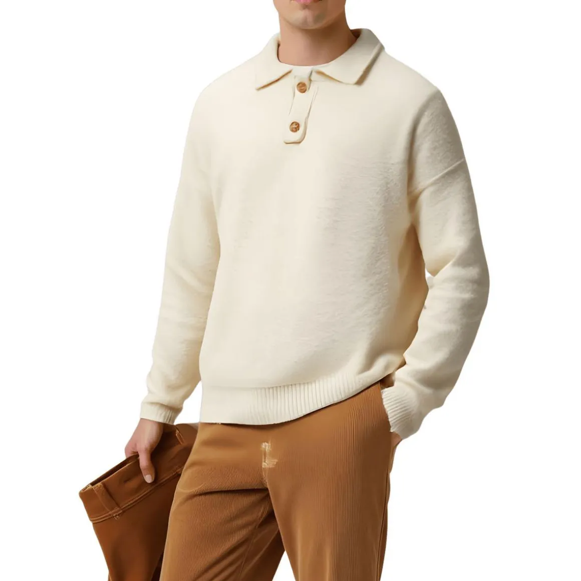 Ribbed Knit Pullover Sweater