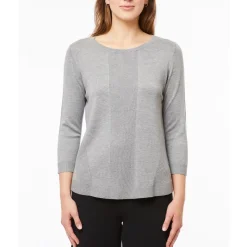 Ribbed Knit Pullover Sweater