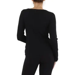 Ribbed Knit Pullover Top